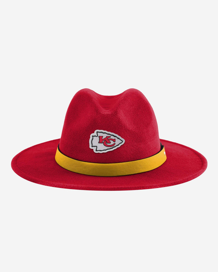 Kansas City Chiefs Team Color Fedora FOCO - FOCO.com