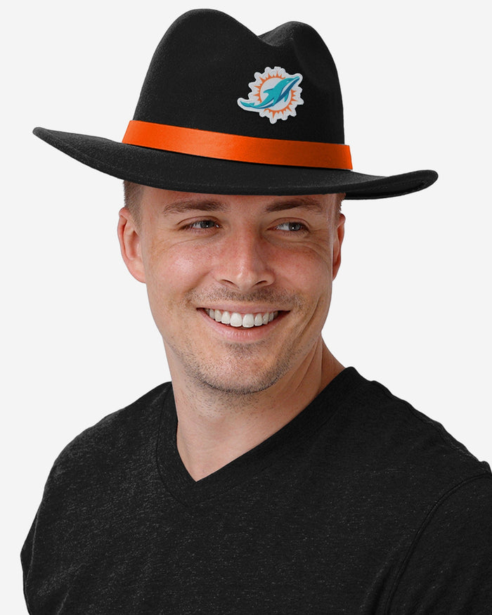 Miami Dolphins Team Color Fedora FOCO - FOCO.com