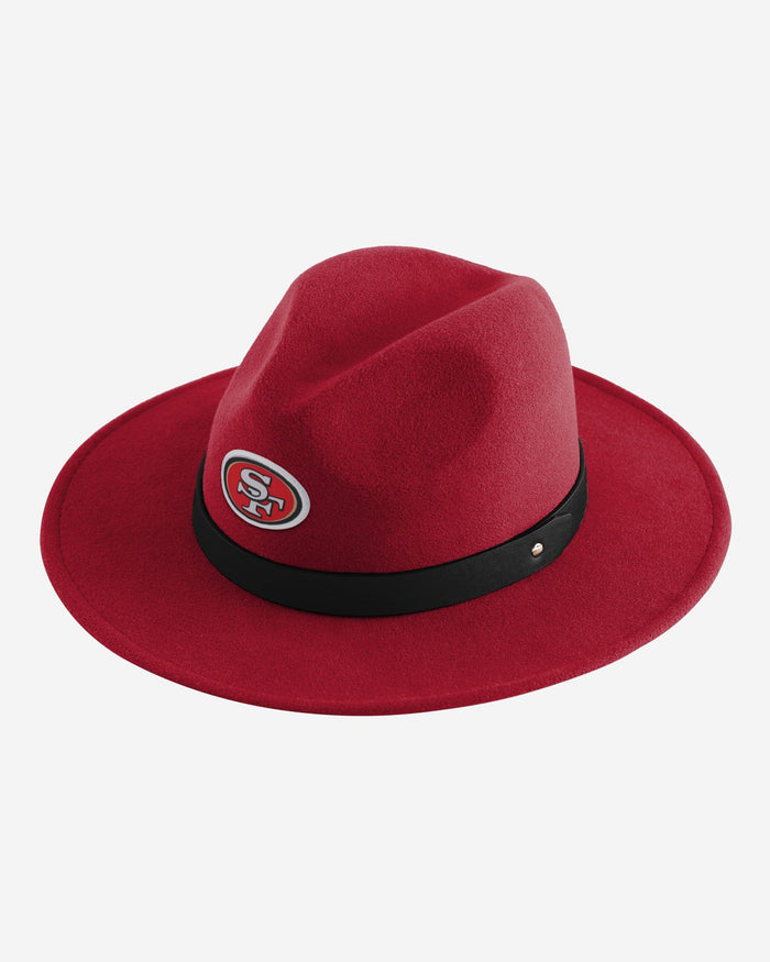 San Francisco 49ers Team Color Fedora FOCO - FOCO.com