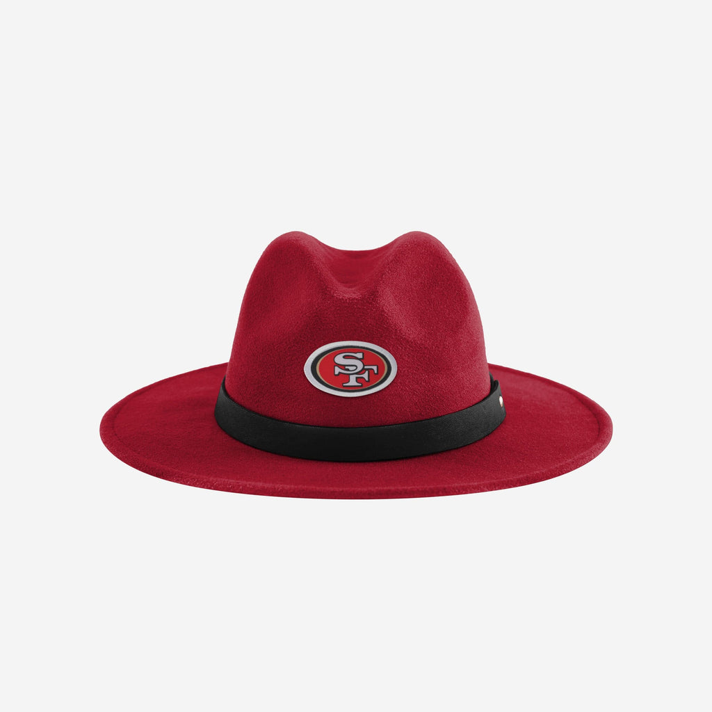 San Francisco 49ers Team Color Fedora FOCO - FOCO.com