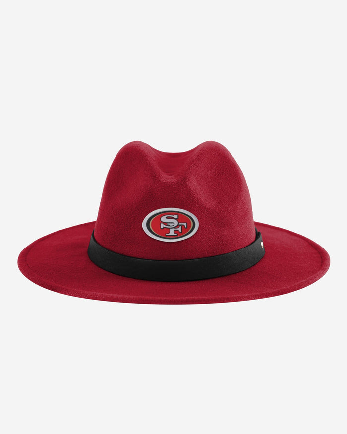 San Francisco 49ers Team Color Fedora FOCO - FOCO.com