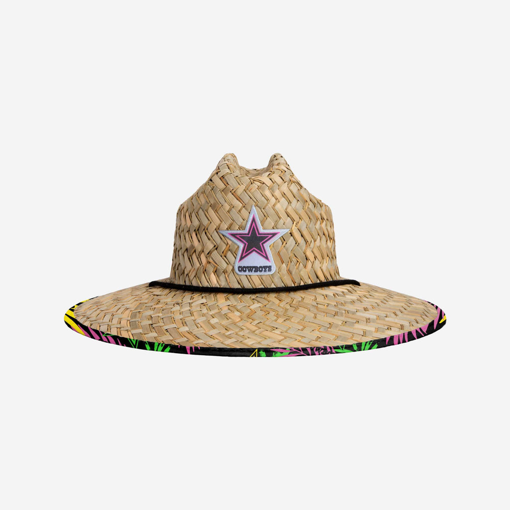 Dallas Cowboys Highlights Straw Hat FOCO - FOCO.com