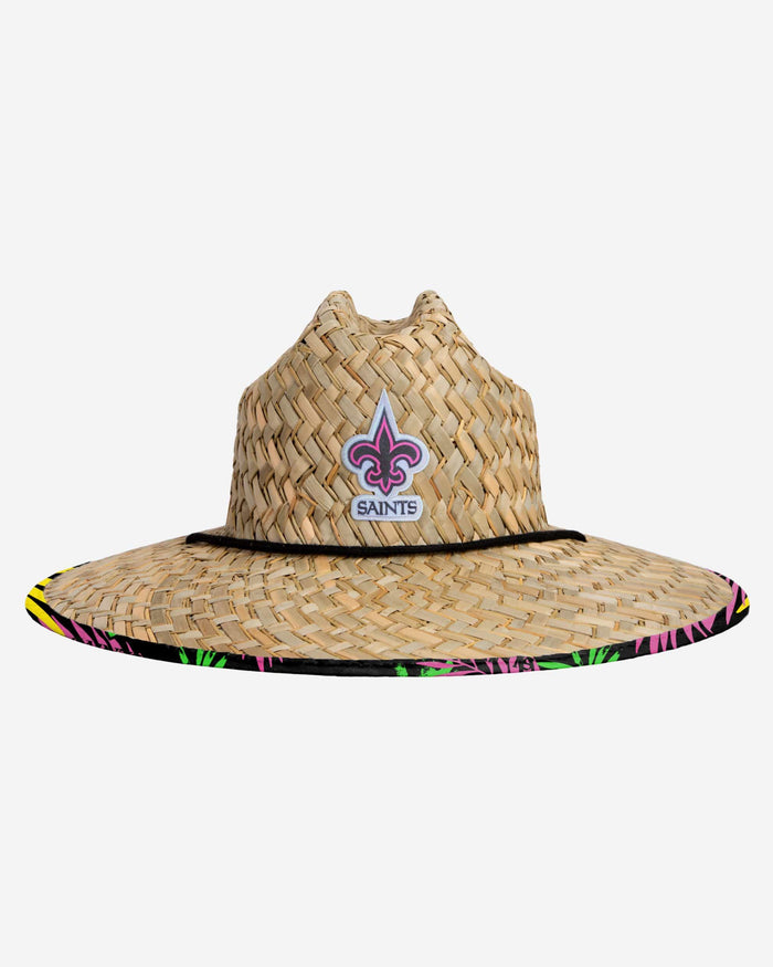 New Orleans Saints Highlights Straw Hat FOCO - FOCO.com