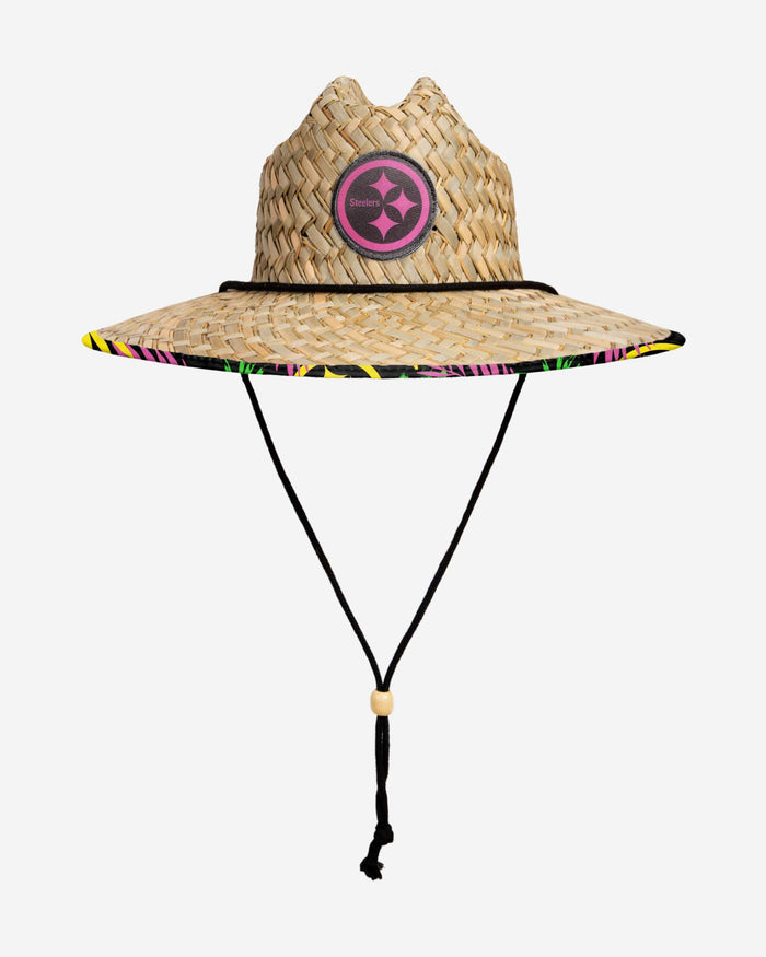 Pittsburgh Steelers Highlights Straw Hat FOCO - FOCO.com