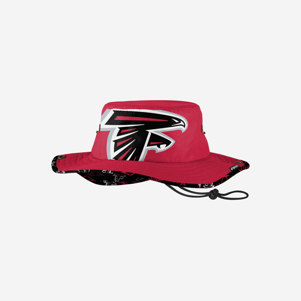 Atlanta Falcons Cropped Big Logo Hybrid Boonie Hat FOCO - FOCO.com