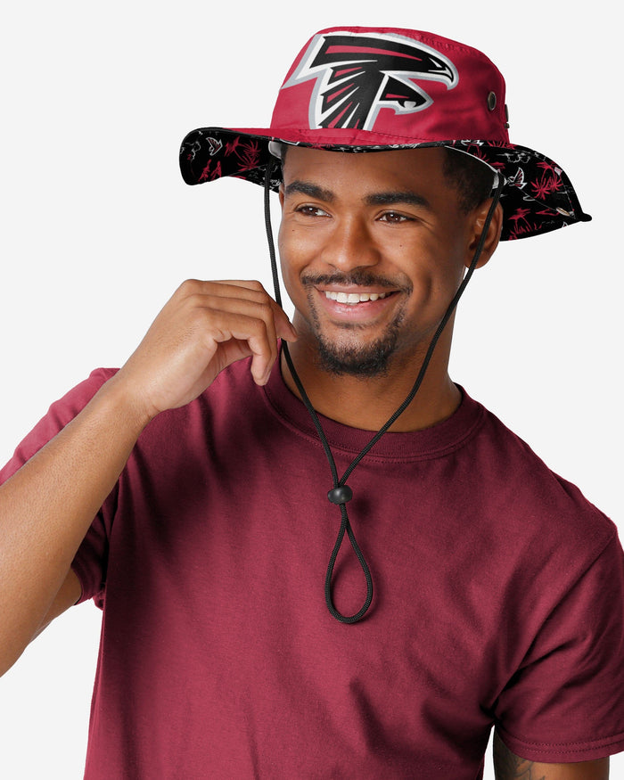 Atlanta Falcons Cropped Big Logo Hybrid Boonie Hat FOCO - FOCO.com