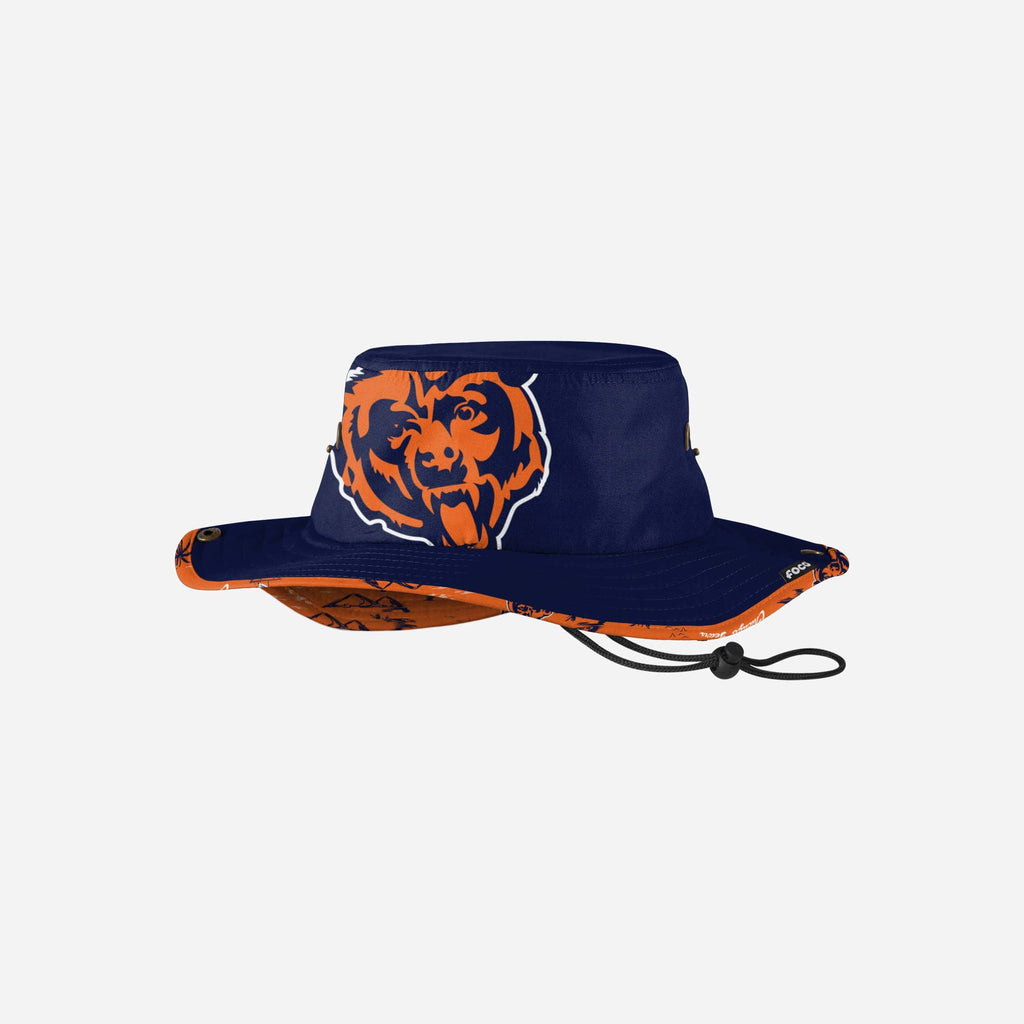 Chicago Bears Cropped Big Logo Hybrid Boonie Hat FOCO - FOCO.com