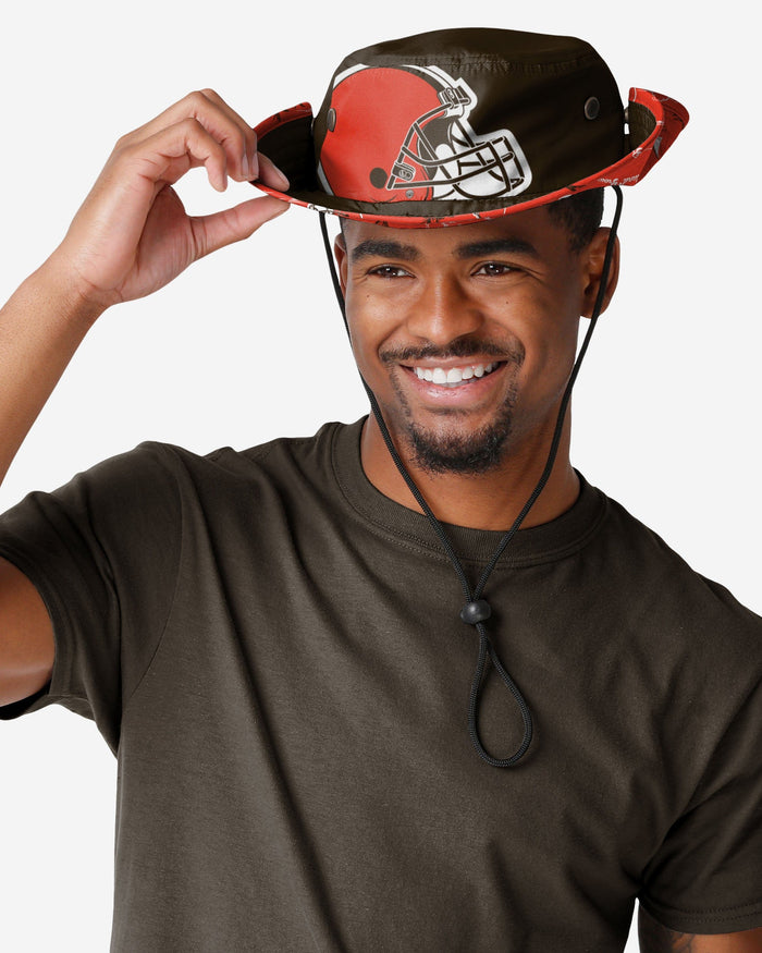 Cleveland Browns Cropped Big Logo Hybrid Boonie Hat FOCO - FOCO.com