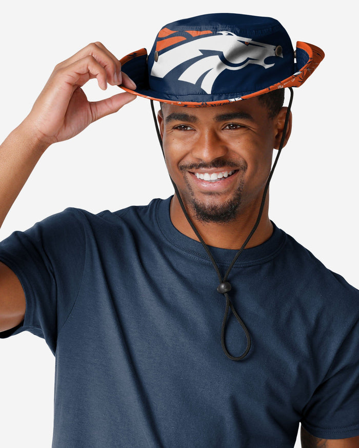 Denver Broncos Cropped Big Logo Hybrid Boonie Hat FOCO - FOCO.com