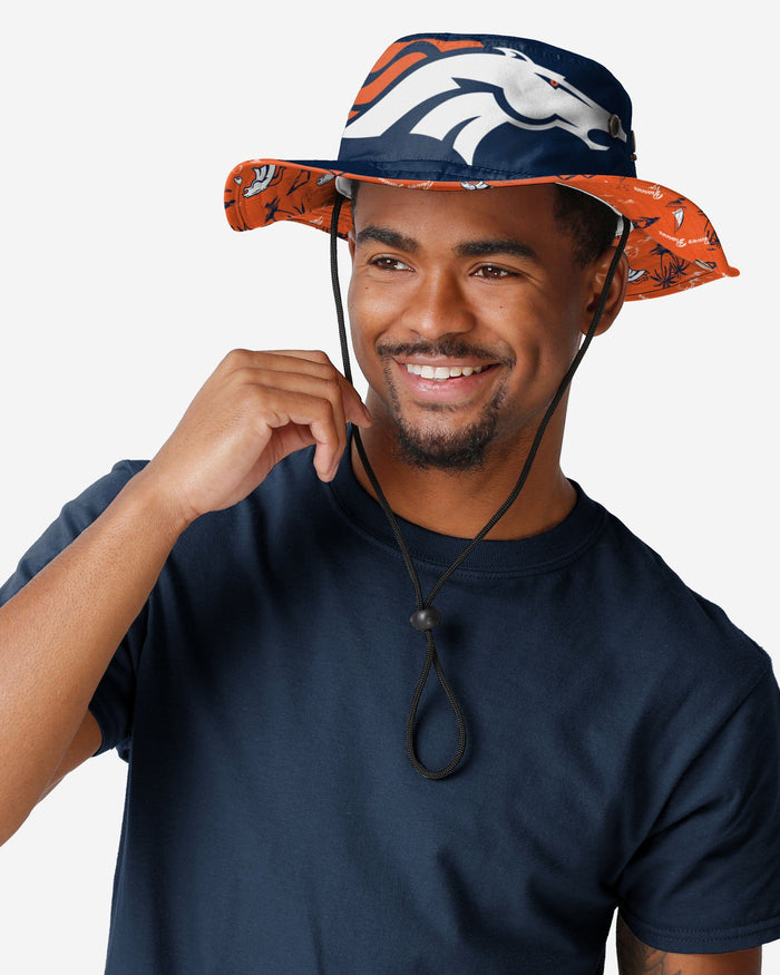 Denver Broncos Cropped Big Logo Hybrid Boonie Hat FOCO - FOCO.com