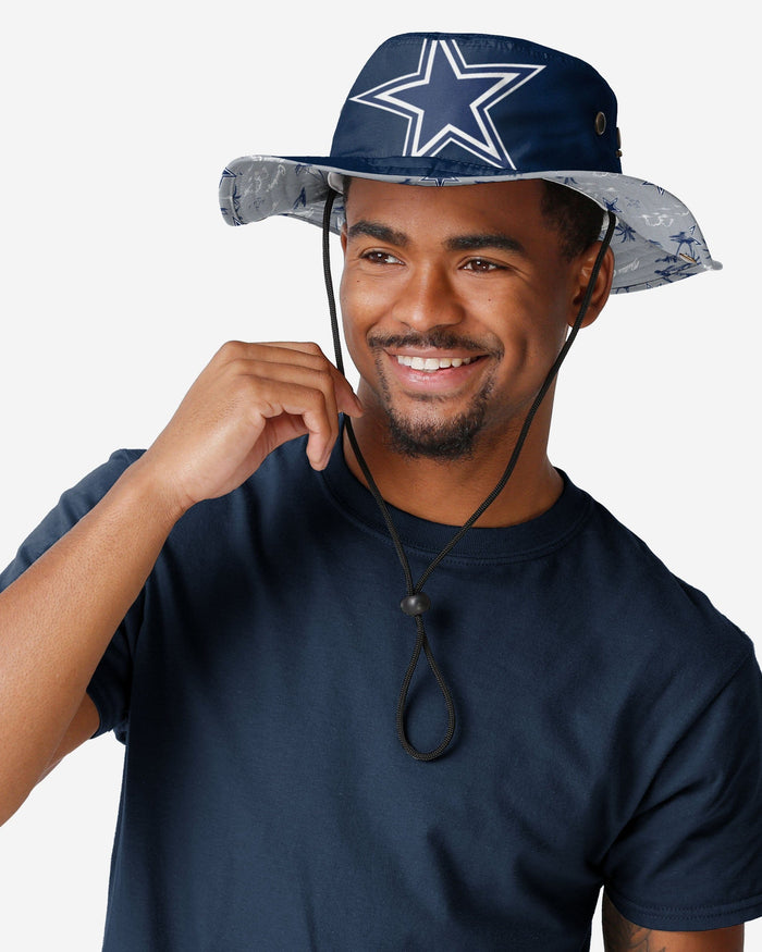 Dallas Cowboys Cropped Big Logo Hybrid Boonie Hat FOCO - FOCO.com