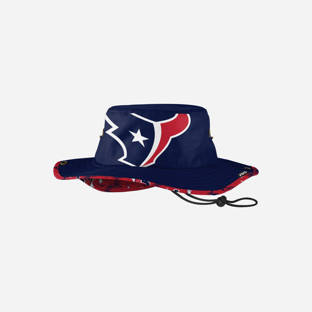 Houston Texans Cropped Big Logo Hybrid Boonie Hat FOCO - FOCO.com