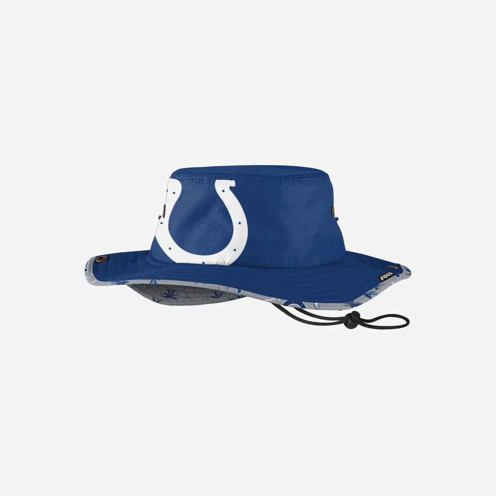 Indianapolis Colts Cropped Big Logo Hybrid Boonie Hat FOCO - FOCO.com