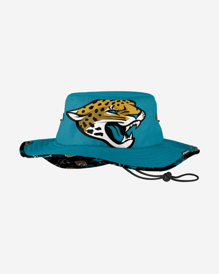 Jacksonville Jaguars Cropped Big Logo Hybrid Boonie Hat FOCO - FOCO.com