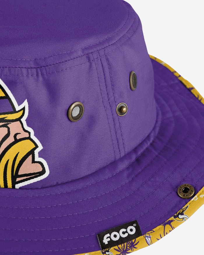 Minnesota Vikings Cropped Big Logo Hybrid Boonie Hat FOCO - FOCO.com