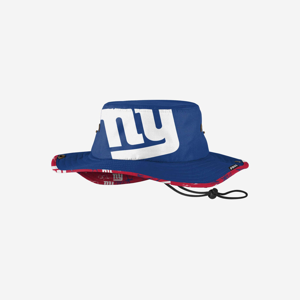 New York Giants Cropped Big Logo Hybrid Boonie Hat FOCO - FOCO.com