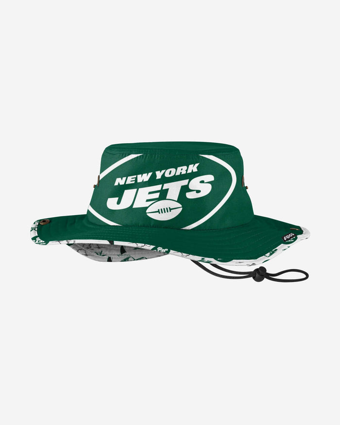 New York Jets Cropped Big Logo Hybrid Boonie Hat FOCO - FOCO.com