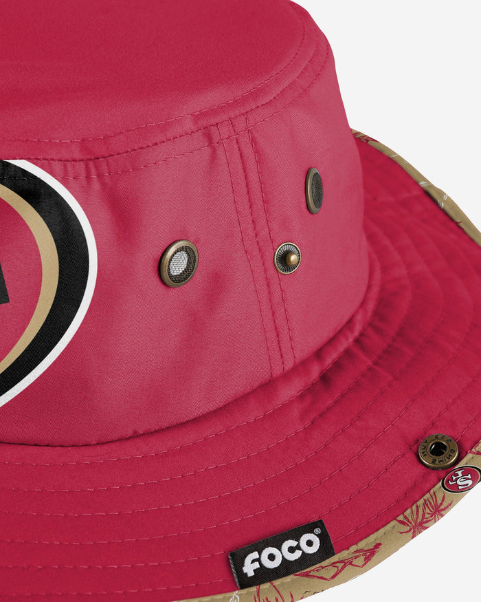 San Francisco 49ers Cropped Big Logo Hybrid Boonie Hat FOCO - FOCO.com