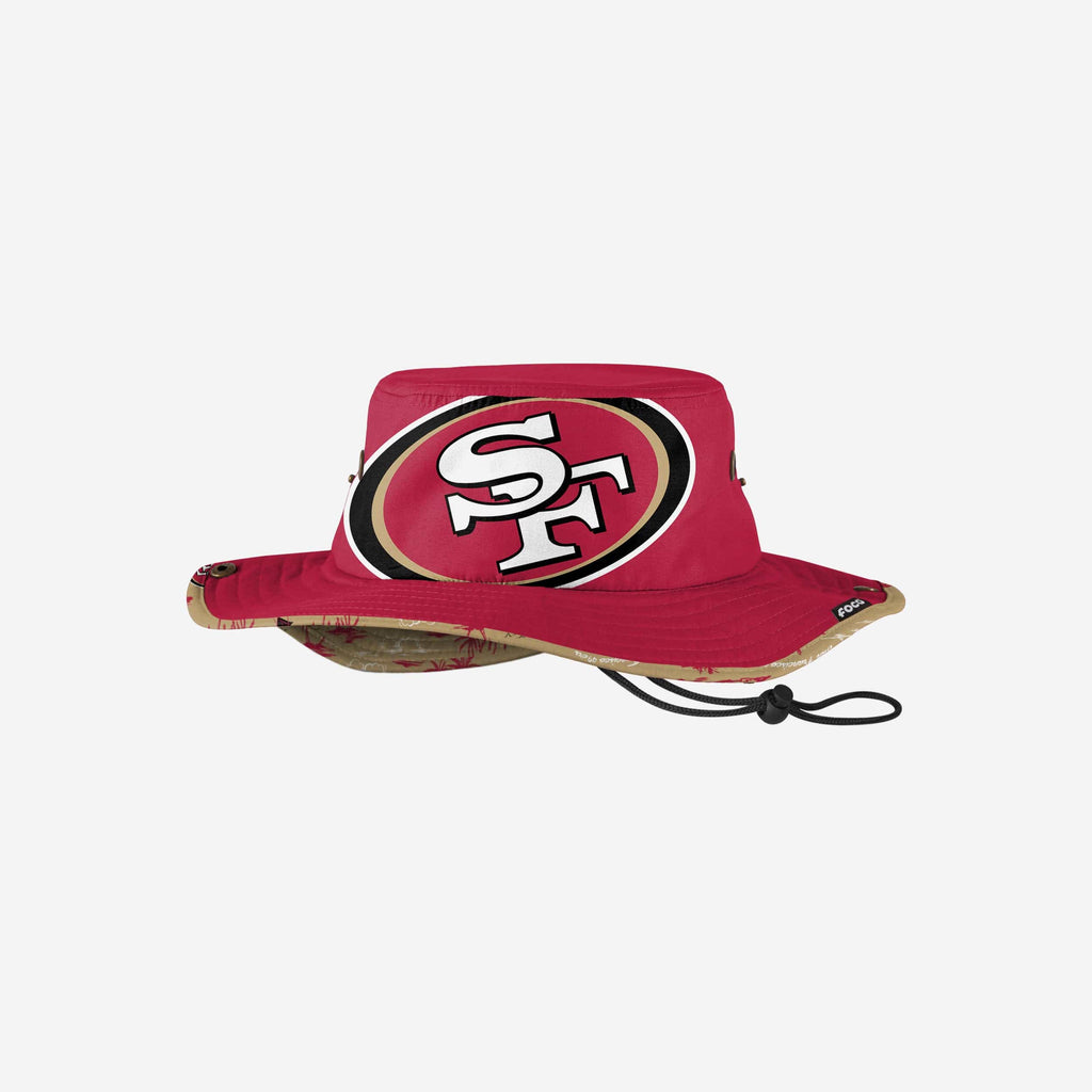 San Francisco 49ers Cropped Big Logo Hybrid Boonie Hat FOCO - FOCO.com