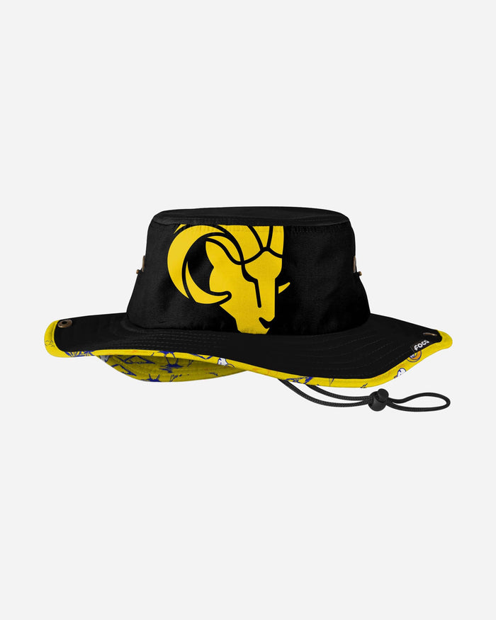 Los Angeles Rams Cropped Big Logo Hybrid Boonie Hat FOCO - FOCO.com