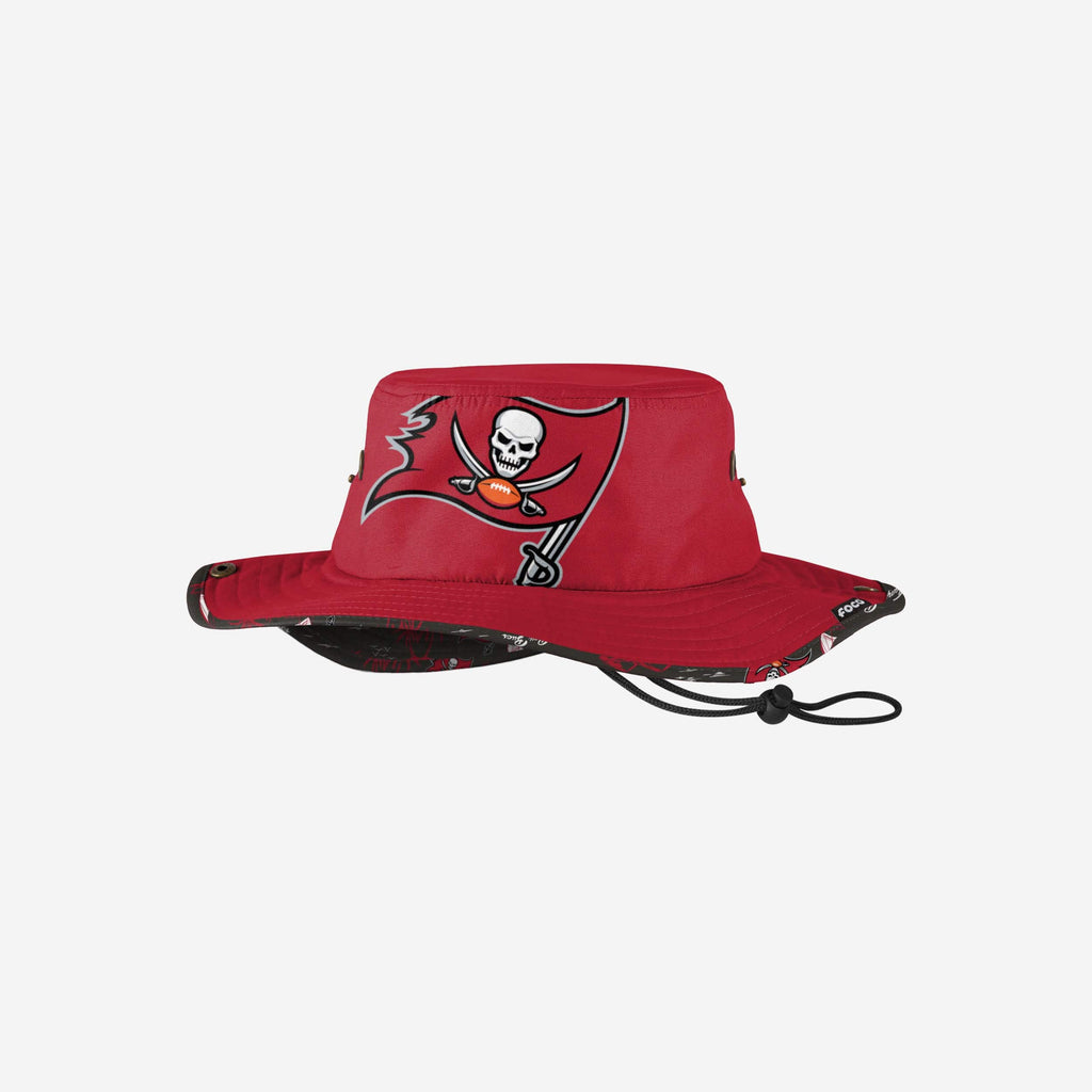 Tampa Bay Buccaneers Cropped Big Logo Hybrid Boonie Hat FOCO - FOCO.com