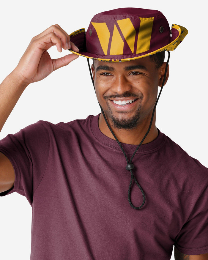 Washington Commanders Cropped Big Logo Hybrid Boonie Hat FOCO - FOCO.com