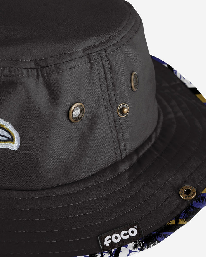 Baltimore Ravens Solid Hybrid Boonie Hat FOCO - FOCO.com