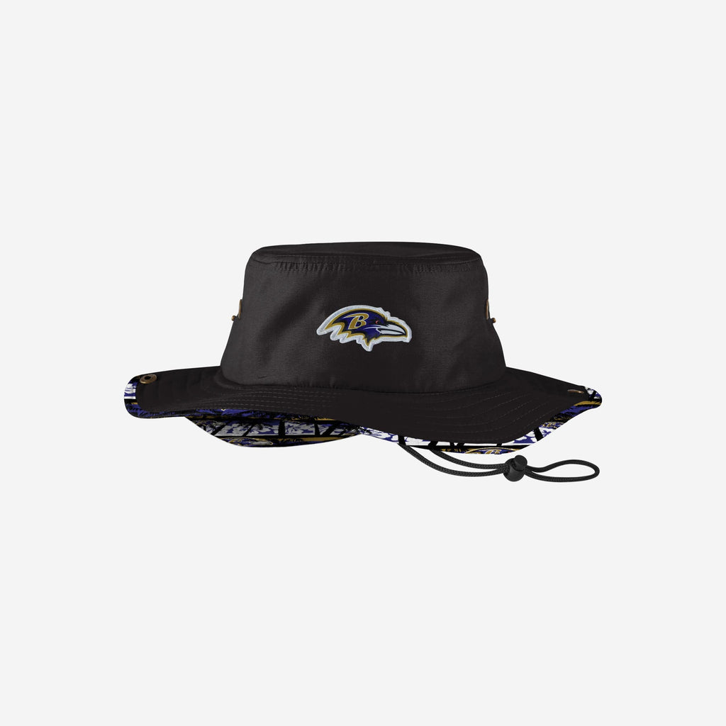 Baltimore Ravens Solid Hybrid Boonie Hat FOCO - FOCO.com