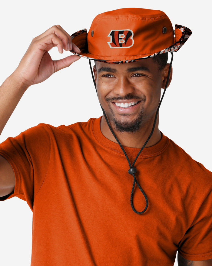 Cincinnati Bengals Solid Hybrid Boonie Hat FOCO - FOCO.com