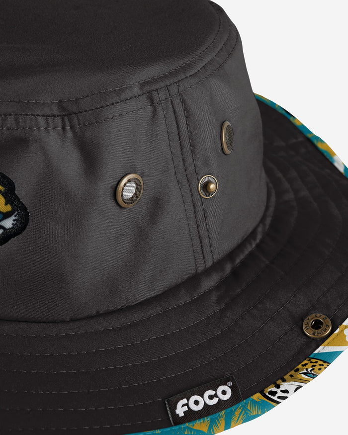 Jacksonville Jaguars Solid Hybrid Boonie Hat FOCO - FOCO.com