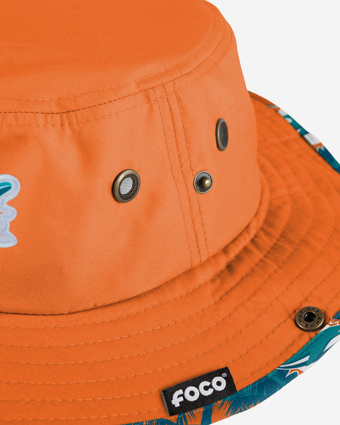 Miami Dolphins Solid Hybrid Boonie Hat FOCO - FOCO.com