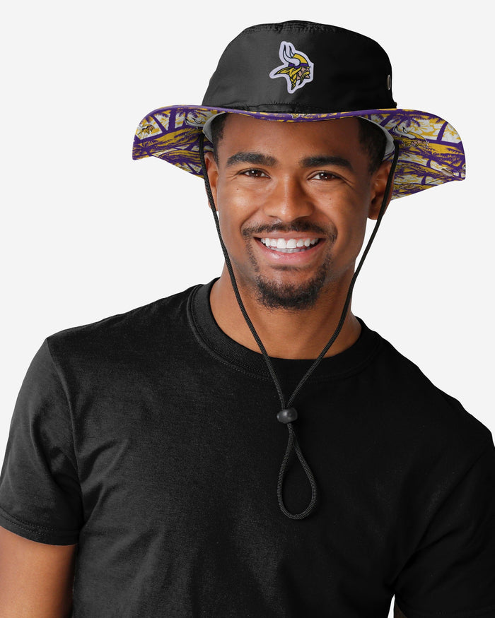 Minnesota Vikings Solid Hybrid Boonie Hat FOCO - FOCO.com