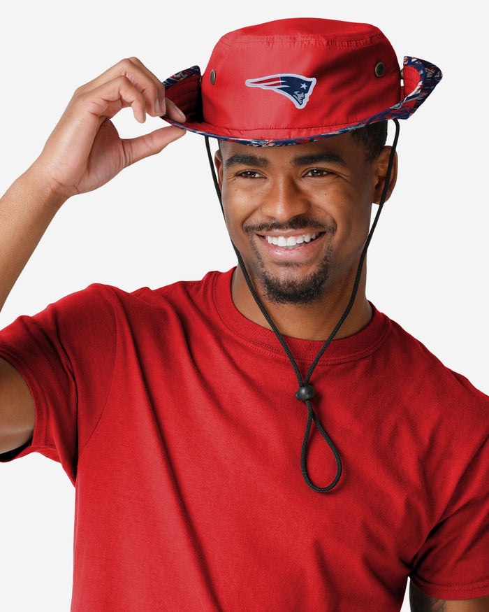 New England Patriots Solid Hybrid Boonie Hat FOCO - FOCO.com