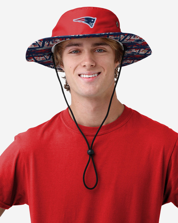 New England Patriots Solid Hybrid Boonie Hat FOCO - FOCO.com