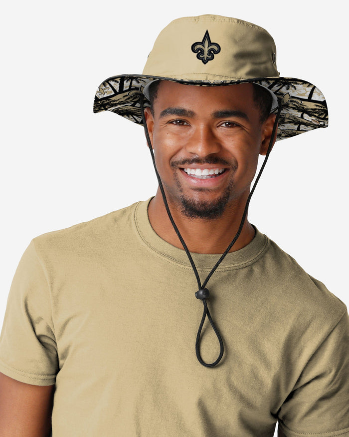 New Orleans Saints Solid Hybrid Boonie Hat FOCO - FOCO.com