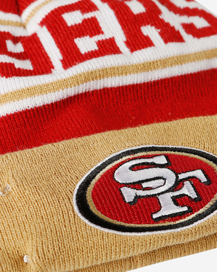 San Francisco 49ers Snow Stealer Light Up Beanie FOCO - FOCO.com