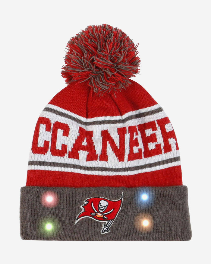 Tampa Bay Buccaneers Snow Stealer Light Up Beanie FOCO - FOCO.com