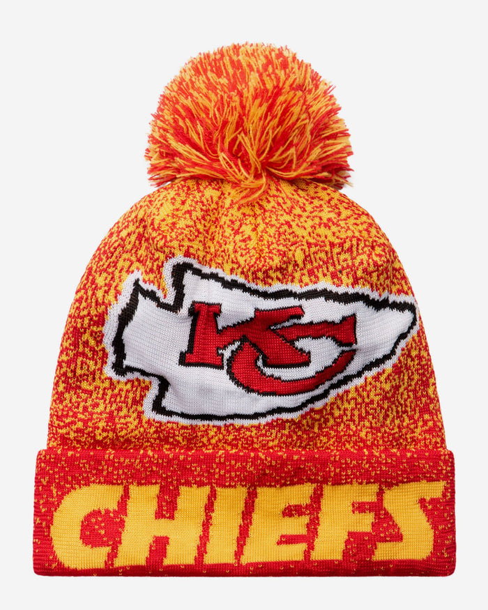 Kansas City Chiefs Matrix Beanie FOCO - FOCO.com