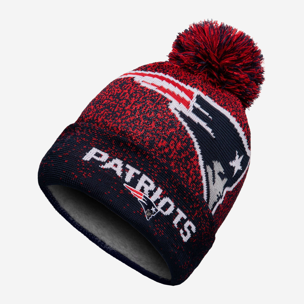 New England Patriots Matrix Beanie FOCO - FOCO.com