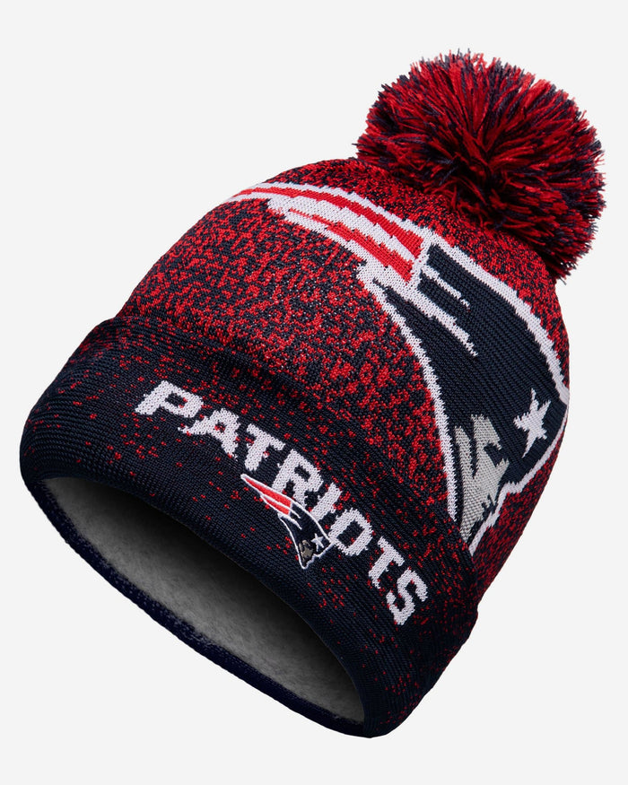 New England Patriots Matrix Beanie FOCO - FOCO.com