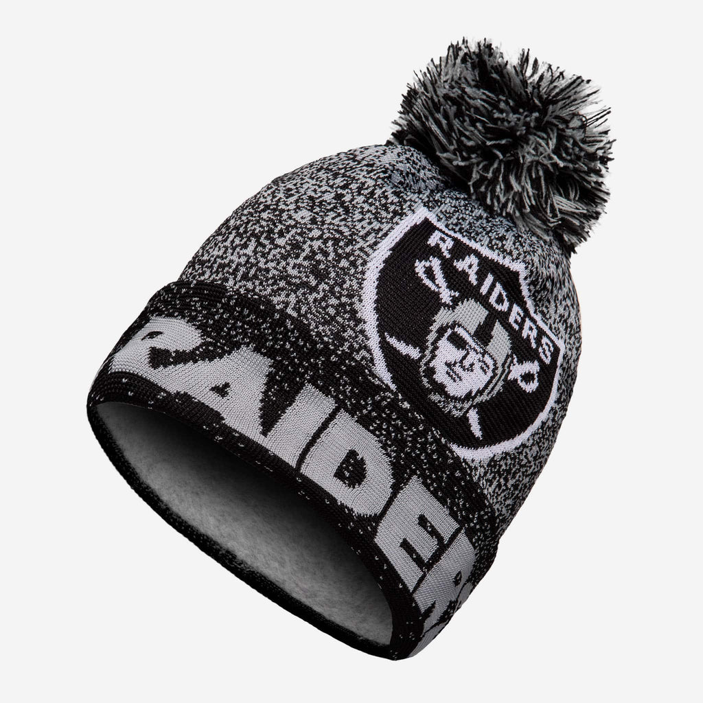 Las Vegas Raiders Matrix Beanie FOCO - FOCO.com