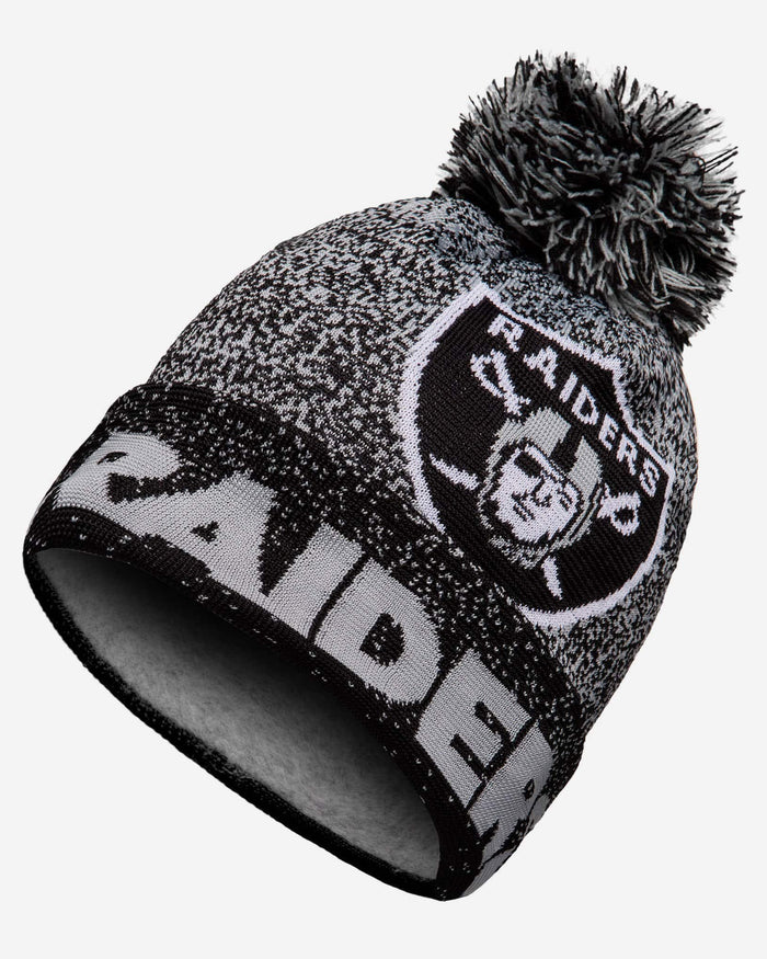 Las Vegas Raiders Matrix Beanie FOCO - FOCO.com