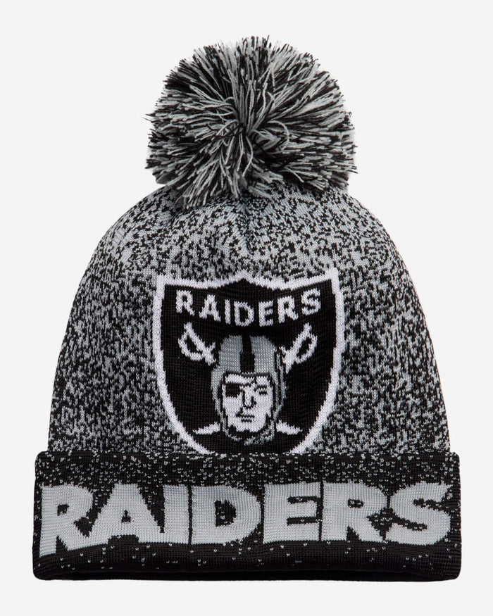 Las Vegas Raiders Matrix Beanie FOCO - FOCO.com