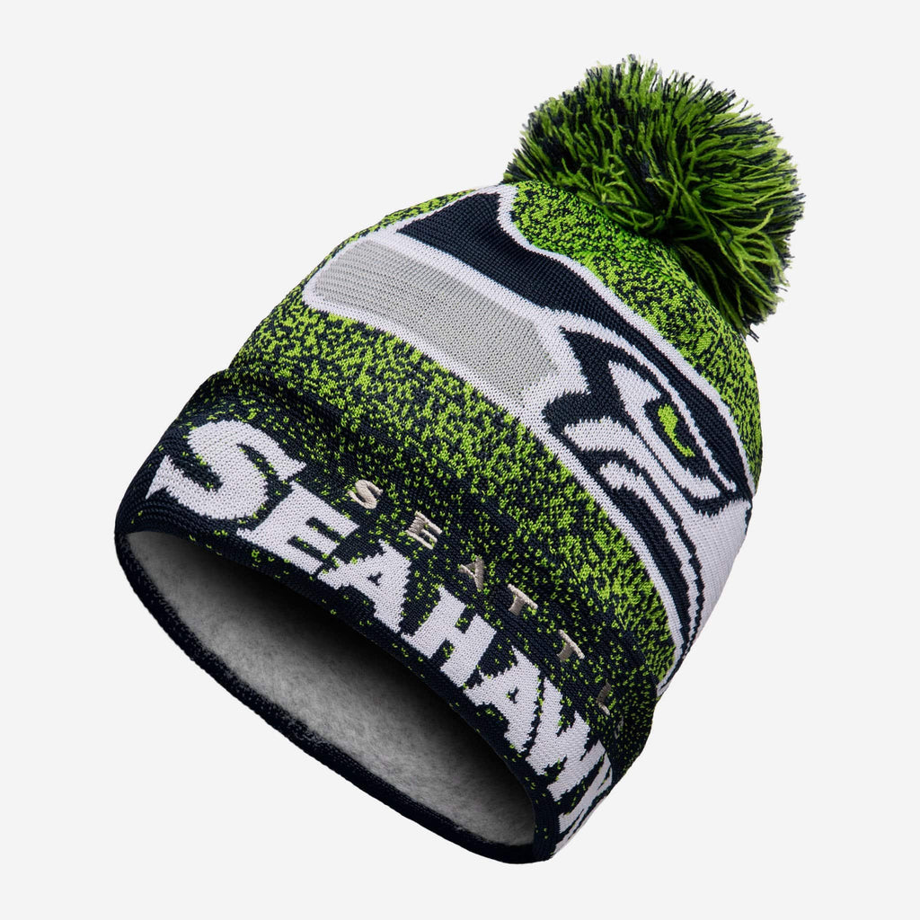 Seattle Seahawks Matrix Beanie FOCO - FOCO.com