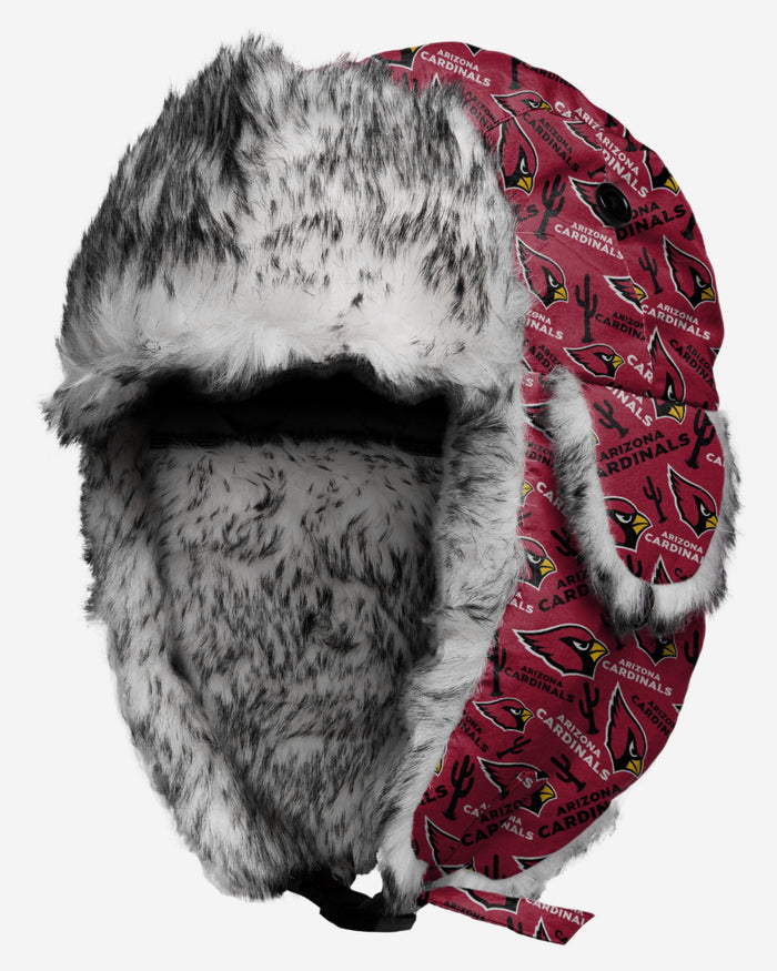 Arizona Cardinals Repeat Print Trapper Hat FOCO - FOCO.com