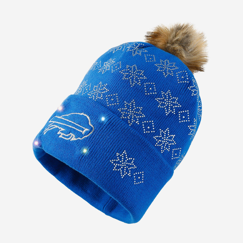 Buffalo Bills Rhinestone Light Up Beanie FOCO - FOCO.com