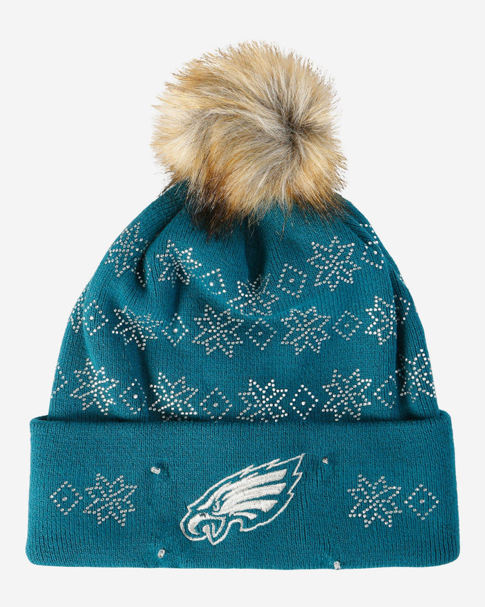 Philadelphia Eagles Rhinestone Light Up Beanie FOCO - FOCO.com