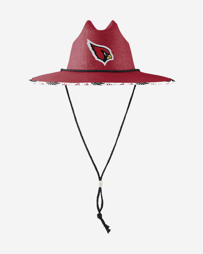 Arizona Cardinals Team Color Straw Hat FOCO - FOCO.com