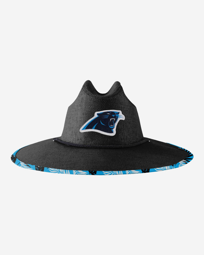 Carolina Panthers Team Color Straw Hat FOCO - FOCO.com