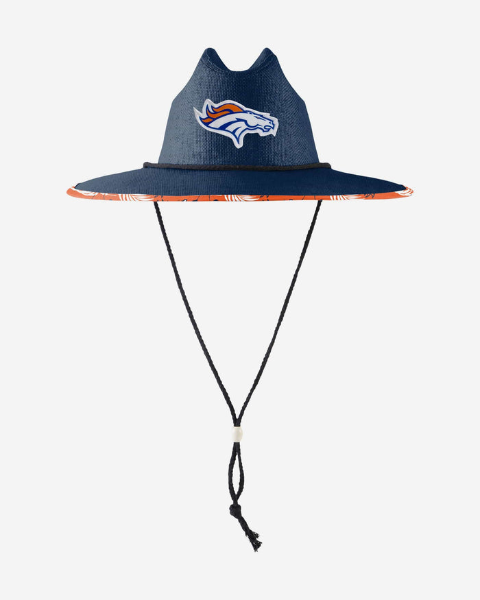 Denver Broncos Team Color Straw Hat FOCO - FOCO.com